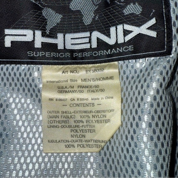 Vintage Phenix M Ski Jacket Vest Insulated‎ Zip-off Sleeve Winter Snowboard EUC - Picture 7 of 12